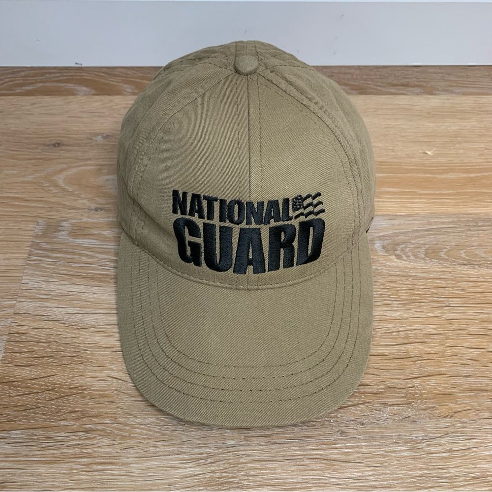 NWOT Crafted with Pride in USA National Guard Brown Hat